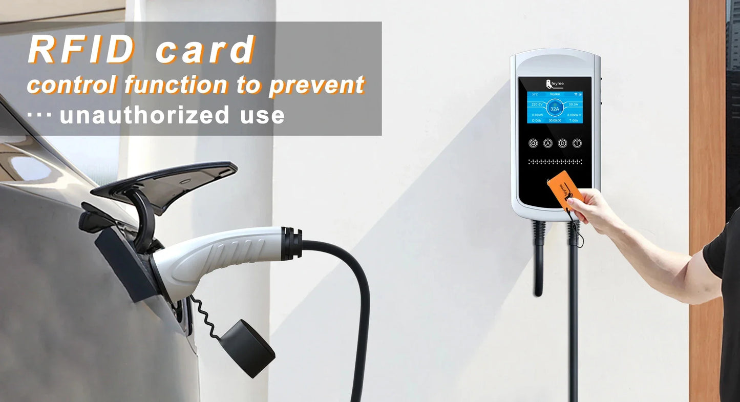 EV Charger Wallbox Type2 11KW 16A 3Phase feyree