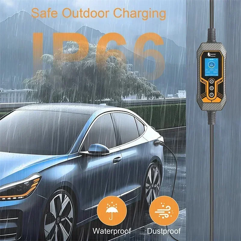 Portable EV Charger Type2 Wallbox 7KW 32A feyree