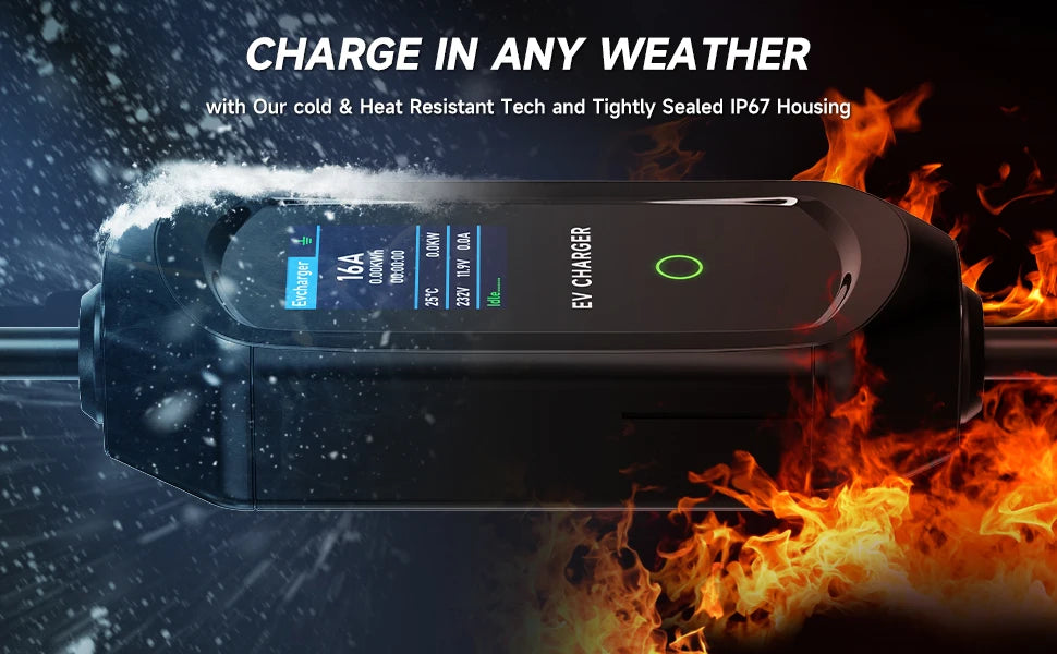 EV Charger Type2 Wallbox 7KW 32A 1Phase 5M AFEEV