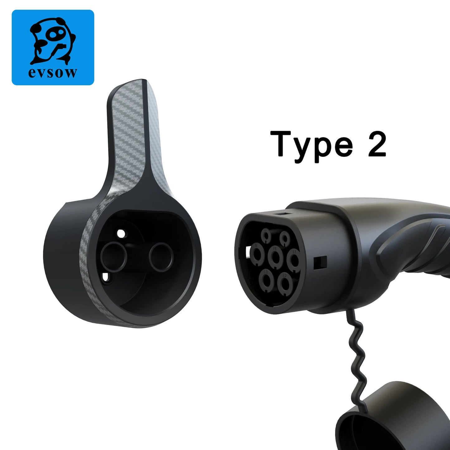 Wall Mount Cable Holder EV Charger Type2