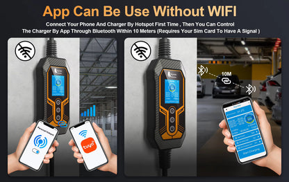 Type2 Portable EV Charger 11KW 16A 3Phase feyree