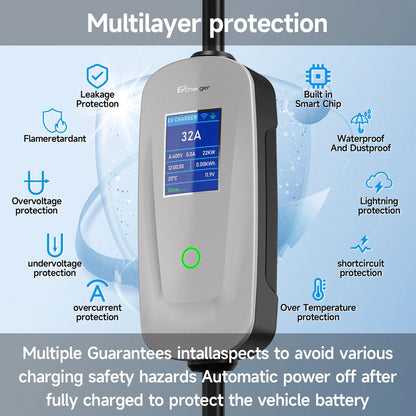 EV Charger Type2 Wallbox 22KW 32A 3Phase AFEEV