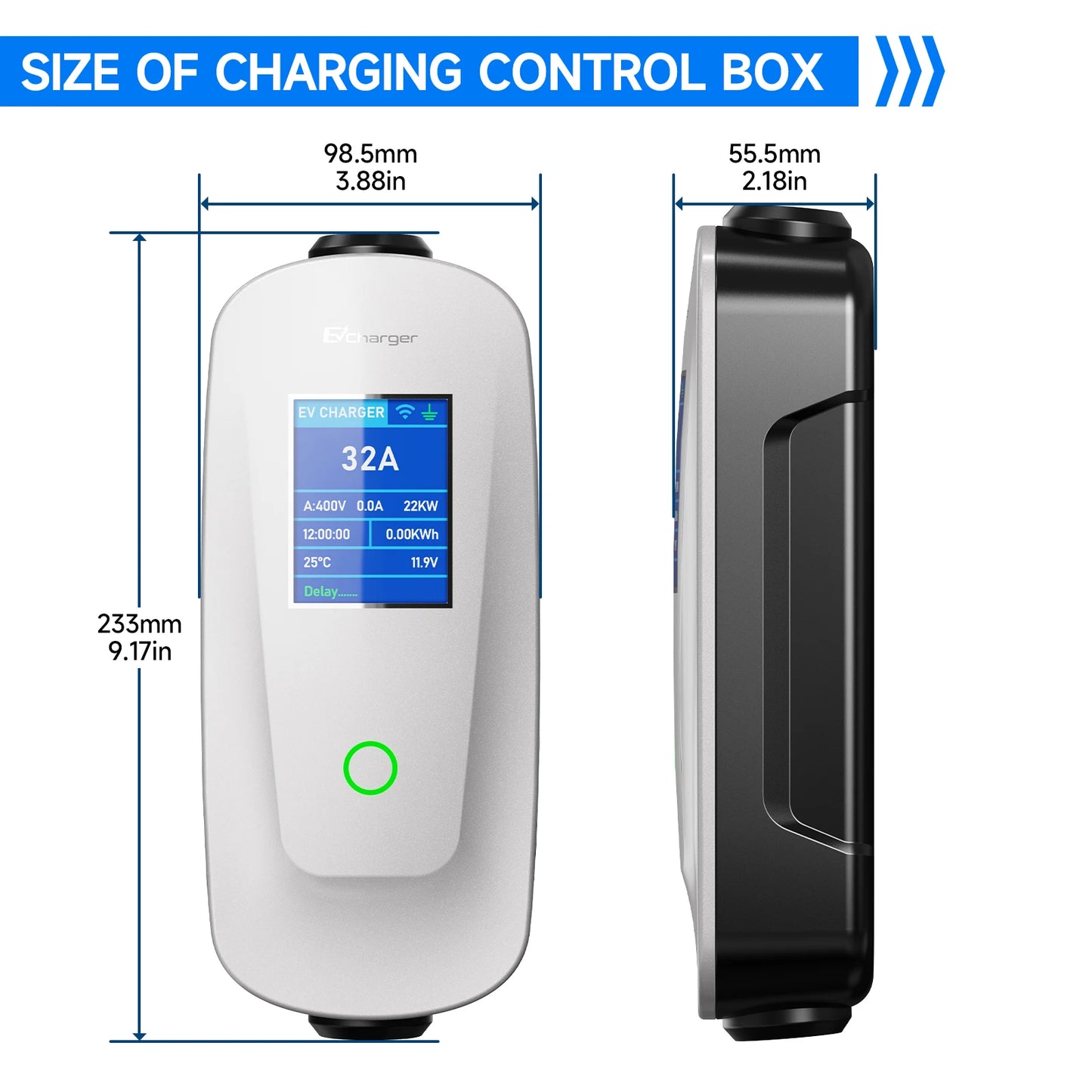 EV Charger Type2 Wallbox 22KW 32A 3Phase AFEEV