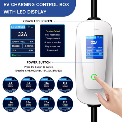 EV Charger Type2 Wallbox 22KW 32A 3Phase AFEEV