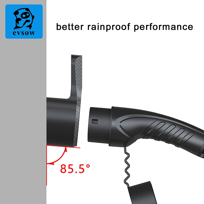 Better rainproof performance EV charger type2