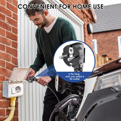Portable EV charger type2 10M convenient for home use